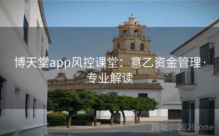 博天堂app风控课堂：意乙资金管理·专业解读